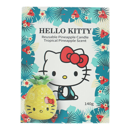Hello Kitty Hello Kitty Pinapple Scented Re-useable Jar Candle 140g 1