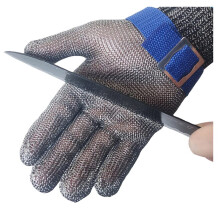 Stainless Steel Cut Resistant Safety Gloves 10pcs XS, Food Grade Kitchen Butcher Gloves