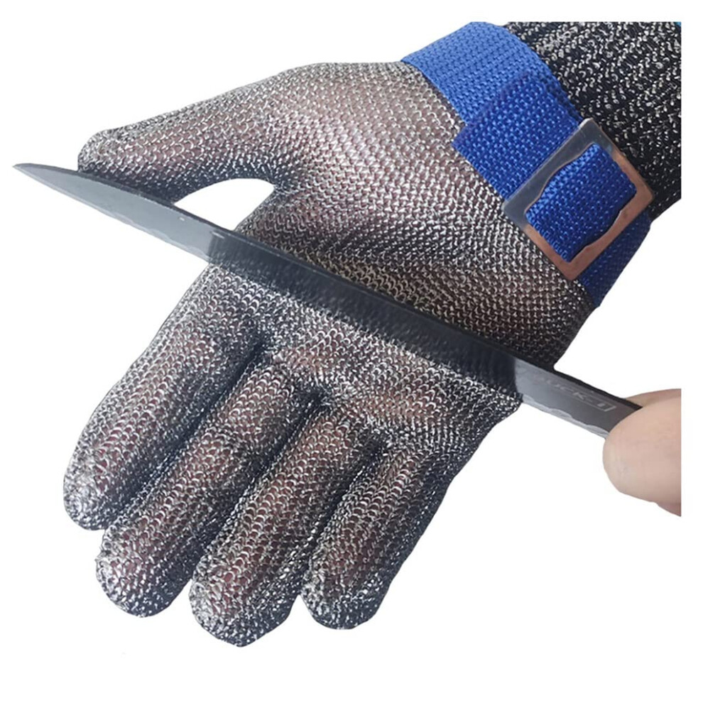 Stainless Steel Cut Resistant Safety Gloves 10Pcs Xs, Food Grade Kitchen Butcher Gloves 9045646521367