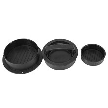 Nonstick Hamburger Press Burger Patty Maker with Easy Plunger for Uniform Patties and Stuffed Burgers