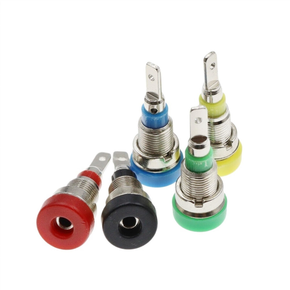 2Mm Banana Plug Connector Pure Copper Black Speaker Wire Terminal For Voltage Audio 1Pcs 9351714747318