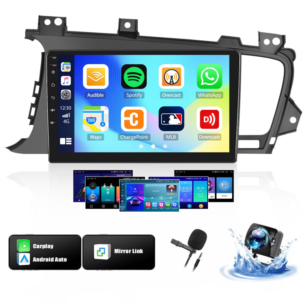 9 Inch Android Car Stereo For Kia Optima K5 20102013 With Wireless Carplay Android Auto Gps Bluetooth And Backup Camera 9351714747356