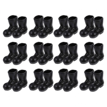 30 stücke Mini Weihnachten Santa Stiefel Ornamente, PE Material Weihnachten Schuh Dekor für Puppenhaus & Hause Urlaub Dekorationen