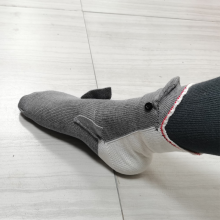 (Hai) Tiersocken Haifisch Fisch Strickschlauch Neuheit Winter Warm Weihnachtsgeschenk Unisex