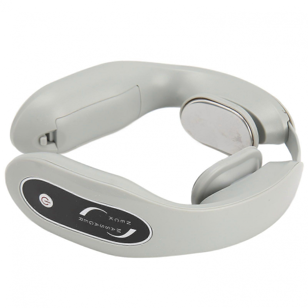 Heated Neck Massager 6 Gears Hot Compress TENS Pulse Relieve Fatigue Muscle Relax Cervical Spine MassagerYMMR)