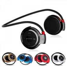 Wireless Headphone Sports Headset Sweatproof with Microphone,Bluetooth Headphones Behind The Head,Foldable and Carried in The Purs
