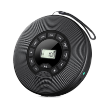 Φορητός αναπαραγωγέας CD Bluetooth 1500mAh με πομπό FM, ακουστικά AUX USB, αντιολισθη