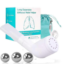 Ademhalingsoefeningsapparaat Compatibel met Eerste Hulp Buiten Draagbare Long Ademhalingstrainer Ademhalingsoefeningsinstrume