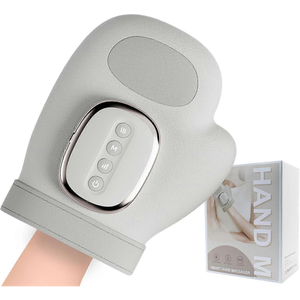 Hand Massager with Heat and Compression, Cordless Hand Massager with 3 Heat Levels & 5 Compression Massage Modes, Pressure The