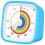 (Blue)VT01 Visual Timer with Protective Case Rainbow Disk 60 Minute Countdown Timer for Kids and Adults 1