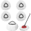 5 Pack Mop Replacement Heads ,Compatible With vileda Triangle Swivel Mops , Microfiber Swivel Mop Refill,Deep Clean,Machine Washab 1