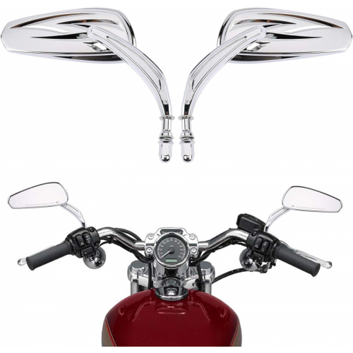 Καθρέφτες Street Glide, Καθρέφτες Οπισθοπορείας Μοτοσικλέτας με Μακρύ Στέλεχος,