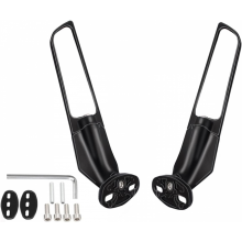 Verstelbare achteruitkijkspiegels voor motorfietsen - CNC-winddraaibare vleugelvin voor Honda CBR600RR, CBR1000RR, CBR954RR,
