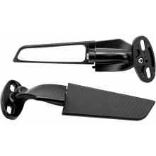 stuks aangepaste motorfiets zijspiegels, verstelbare, draaibare zijspiegels, winddraaibare zijspiegels, multi-hoek, compatibe