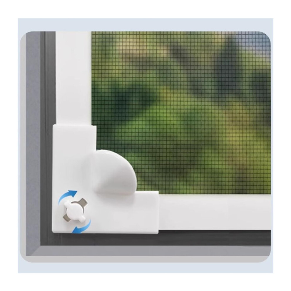 Adjustable Magnetic Window Screen For Home Diy, Antitear Fiberglass Mesh, 58 Sizes (50X120cm) 9045646522067