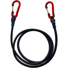 Heavy Duty Bungee Cords with Reinforced Latex Core, Elastic Tie Down Straps for Luggage, Cargo, Motorcycle and Camping