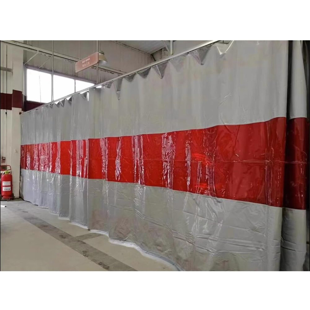 Gray Fiberglass Welding Curtain 1X2m Fireproof Welding Screen With Heat Resistance And Easy Hanging 9045646522180