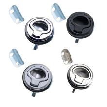 Flush Pull Handle Hidden Push Latch Stainless Steel or Zinc Alloy Panel Lock 1Pcs 304