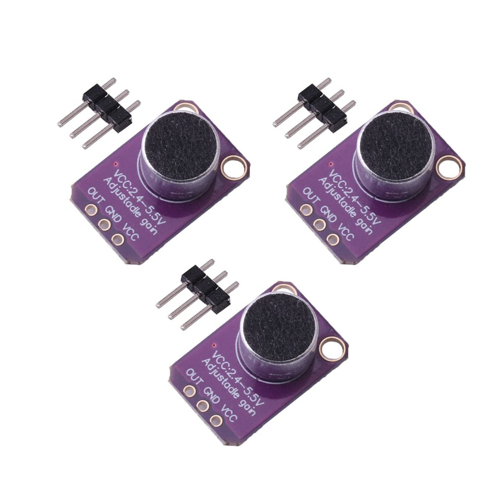 3Pcs Max4466 Microphone Amplifier Board With Adjustable Gain Control Electret Preamp Module For Arduino 9351714747882