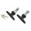 Electrical Box Lock Compression T Handle Cam Lock Silver Secure Keyed Access for Control Cabinet 1Pcs 1