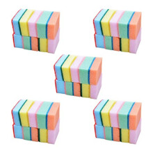 GOOFFY 50Pcs Non Scratch Kitchen Scrub Sponges Bulk for Multi Surface Use and Efficient Grease Removal