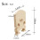 1/2 Size Maple Violin Bridge Replacement for Fiddle Student Violin, Enhanced Tone and Stable Support 2