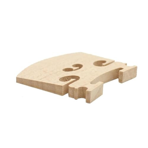 1/2 Size Maple Violin Bridge Replacement for Fiddle Student Violin, Enhanced Tone and Stable Support 2