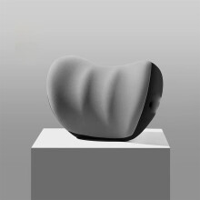 Car Neck Pillow and Lumbar Support Cushion for Kia Sorento 20022014, Memory Foam Ergonomic Set, Adjustable Breathable Cover, GreyA