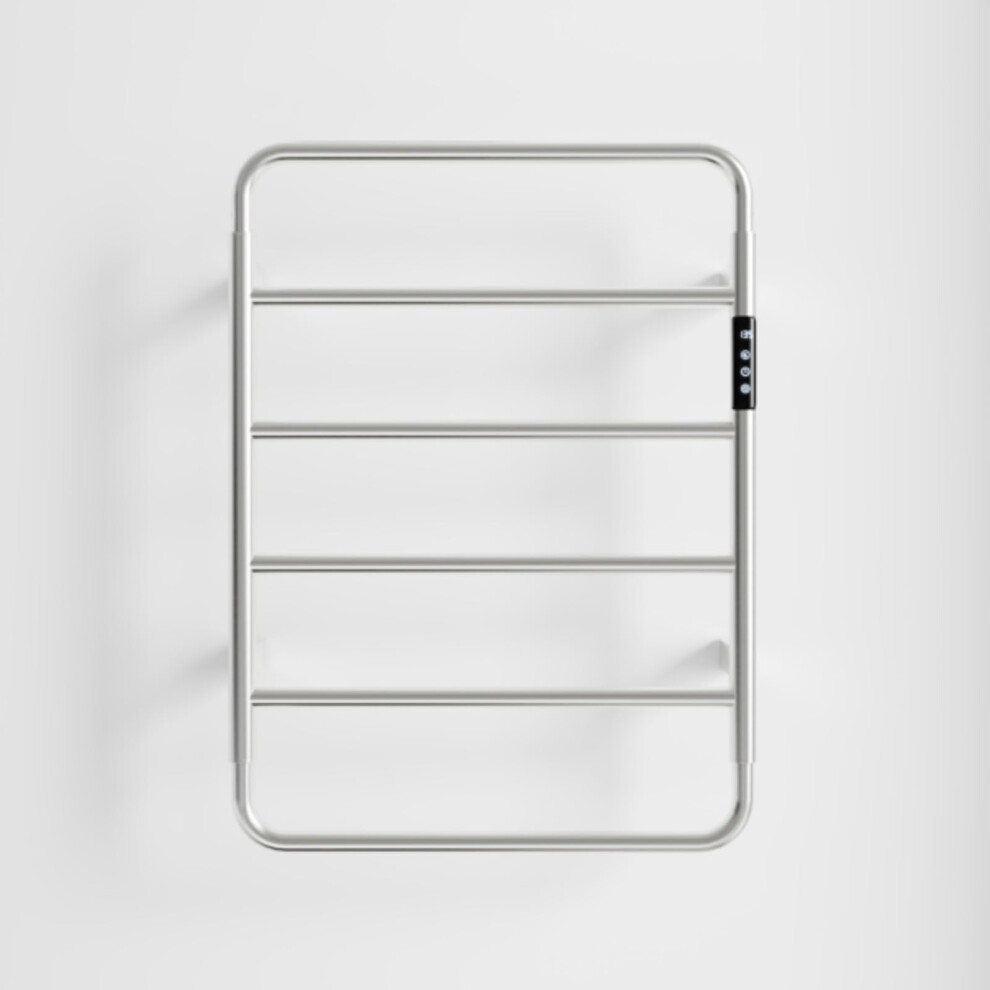 Wall Mounted Heated Towel Rack 18.7' Stainless Steel 6Bar Towel Warmer With Fast Heating Timer 9351714732901