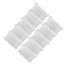 10Pcs PVC Vertical Blind Bottom Weights Durable Replacement Parts for Easy Installation and Stable Hanging Support