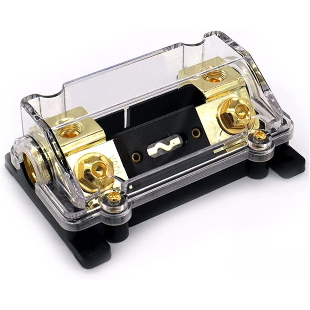 Car Audio Fuse Holder 0/4 Gauge Inline Anl 200A Fuse Zinc Alloy For Amplifier Subwoofer Current Protection 9045646541792