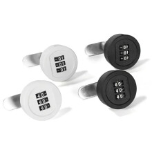 Combination Cam Lock Keyless 3Digit Zinc Alloy Cabinet Drawer Locker 20mm Black for Gym School Drawer