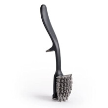 Kitchen Dish Brush with SoapDispensing Head, Ergonomic Long Handle Cleaning Brush for Pots and Pans, Black