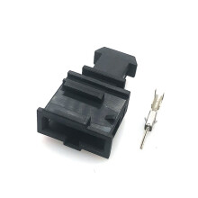 5 Sets 2 Pin Automotive Electrical Connector 1.5mm Male Female for Trunk and License Plate Light, Army Green