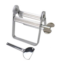 Metal Toothpaste Tube Squeezer with Smooth Rolling Action, WasteReducing Roller Key for Hair Color and Paint