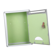 Wall Mounted Locking Mailbox Aluminum Weatherproof Secure Drop Box for Office Indoor Outdoor Use
