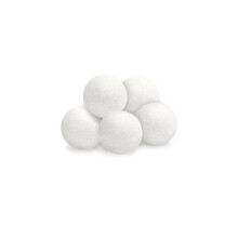 6 PCS Small Organic Wool Dryer Balls for Laundry, Natural Fabric Softener Reduces Wrinkles and Static, 1.37 Inch