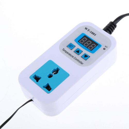 Digital Temperature Controller 110V 1500W Plug in Thermostat for Heating Cooling Aquarium Fermentation 2