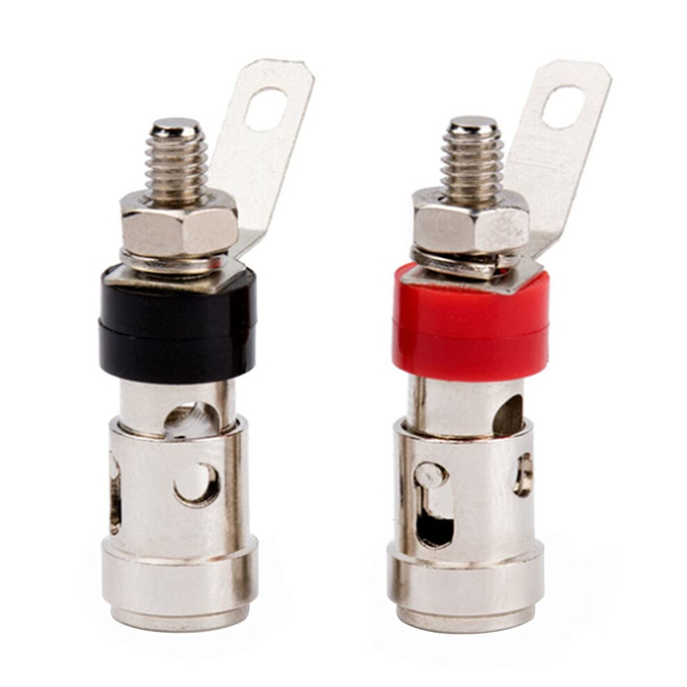 10 Pcs Zinc Alloy Speaker Terminal Connector Set, Push Spring Type Amplifier Binding Post For Subwoofer, CorrosionâResistant And Durable 9045646542447