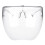 Face Shield Glasses Foldable Temple Design Lightweight Reusable Full Face Protective Shield 1