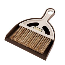 Mini Dustpan and Brush Set with Soft Flexible Bristles, Compact Cleaning Tool for Home, Office, Car
