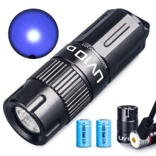 Rechargeable 365nm UV Flashlight Keychain Torch for Resin, Pet Urine, Scorpion and Money Detection