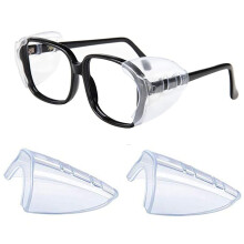 TPU Safety Glasses Side Shields Clip On for Eyeglasses Enhanced Side Protection Flexible Comfort Fit