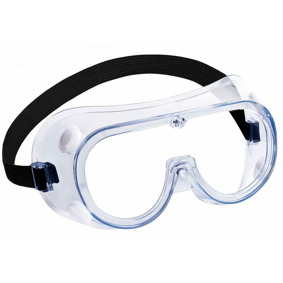 Clear Antifog Safety Goggles With Wraparound Eye Protection, Adjustable Fit And Impactresistant Lens 9045646523941