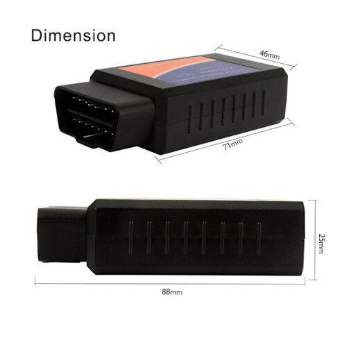 INF OBD II feilkodeleser iOS/kompatibel med Apple/Android - WiFi 1