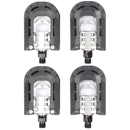 2-pack hopfällbara pedaler blå pedaler bilaterala