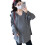 Women Maternity Sweatshirt Breathable Fabric Oversized-XL Gray 1