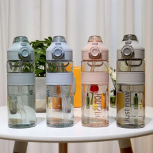 Přenosná sportovní láhev na vodu s ochranou proti úniku 750 ml
