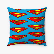 Superman logo pillow case polyester square18x18inch