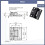 Black Adjustable Torque Hinge with Smooth Motion Damping for Industrial Equipment 1Pcs 2